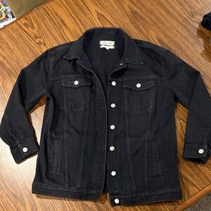 Madewell Women's Black Denim Jacket